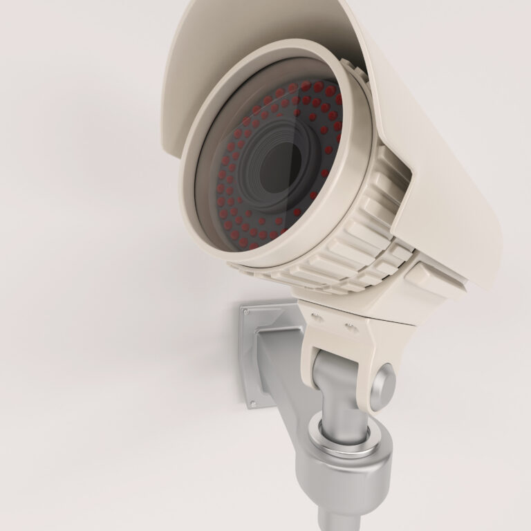 3D Render of CCTV Security Camera